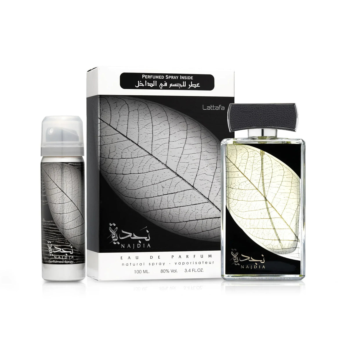 عطر Lattafa - Najdia أو دي بارفان للرجال 100ml with Deodorant Spray 50ml