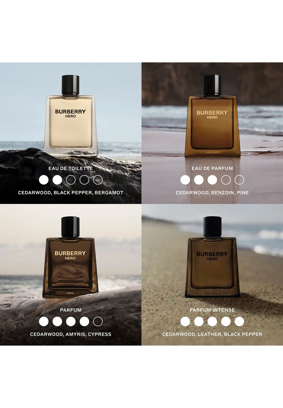 عطر بربري Hero عطر Intense للرجال - 100 مل