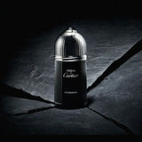 عطر Cartier Pasha de Edition Noire أو دي تواليت Silver Limited Edition للرجال - 100 مل