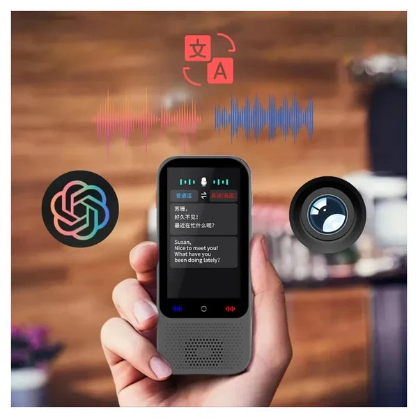 جهاز الترجمة الذكي يدعم 138 لغة بتقنية الذكاء الاصطناعي (S80 Pro)