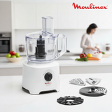 محضر الطعام مولينكس إيزي فورس 800 واط مع 6 ملحقات وأكثر من 25 وظيفة (Moulinex EasyForce Food Processor FP247110)