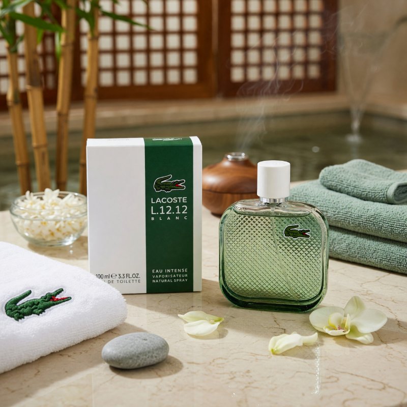عطر لاكوست L.12.12. Blanc Eau Intense أو دي تواليت للرجال - 100 مل