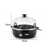 جهاز سلق البيض الكهربائي بالبخار 360 واط من SAGA (موديل SM-8115)