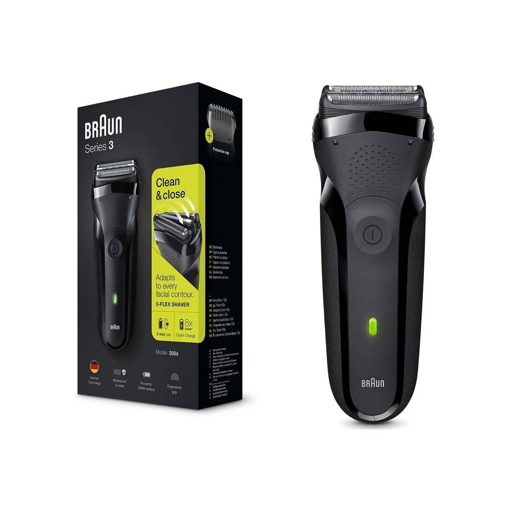 ماكينة حلاقة الرجال الكهربائية براون السلسلة 3 القابلة للشحن (Braun Series 3 300s Electric Shaver)