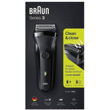ماكينة حلاقة الرجال الكهربائية براون السلسلة 3 القابلة للشحن (Braun Series 3 300s Electric Shaver)