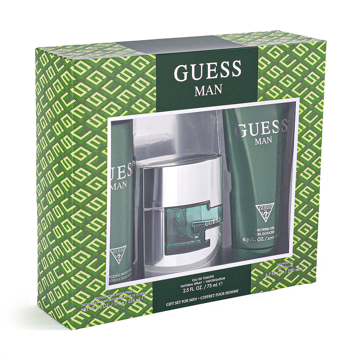 عطر Guess - Man أو دي تواليت Set للرجال - 3pcs
