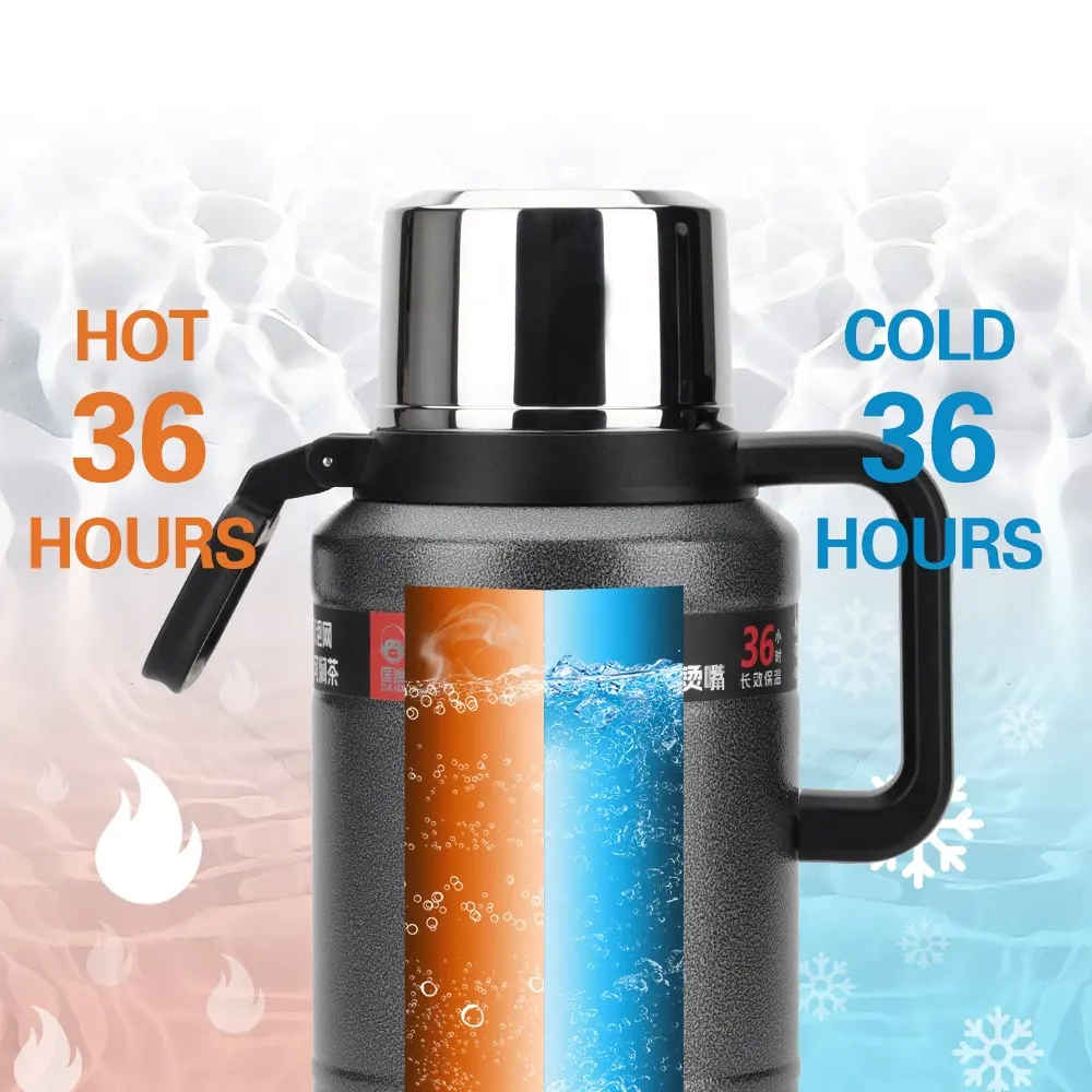 قارورة DKADI KD9062 كبيرة الحجم معزولة بجدار مزدوج (2.5 أو 3 أو 3.5 لتر)