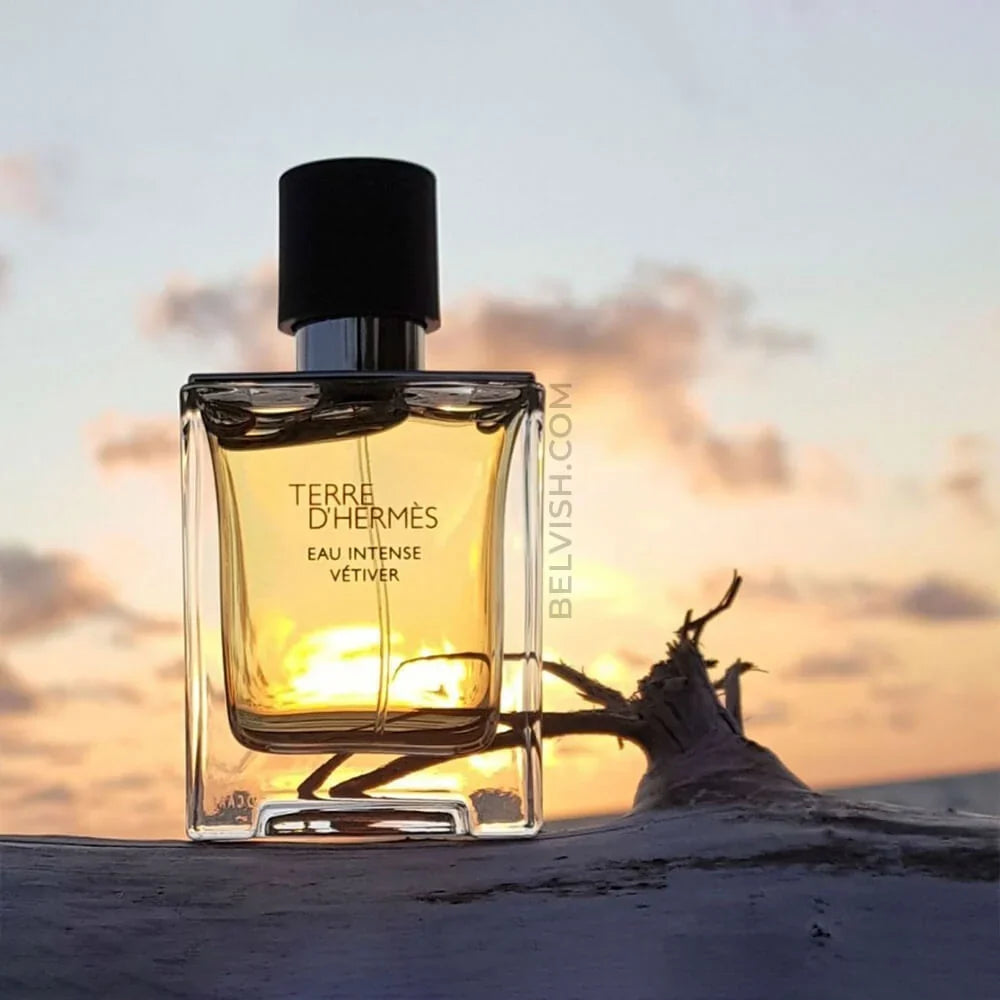 عطر هيرميس Terre d Hermes Eau Intense Vetiver أو دي بارفان للرجال - 200 مل