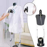 مكواة بخار عمودية 2500 واط مع طاولة كي مدمجة وشاشة ذكية من سايونا - SGS-2462 (Sayona 2500W Vertical Steam Iron with Built-in Ironing Board SGS-2462)