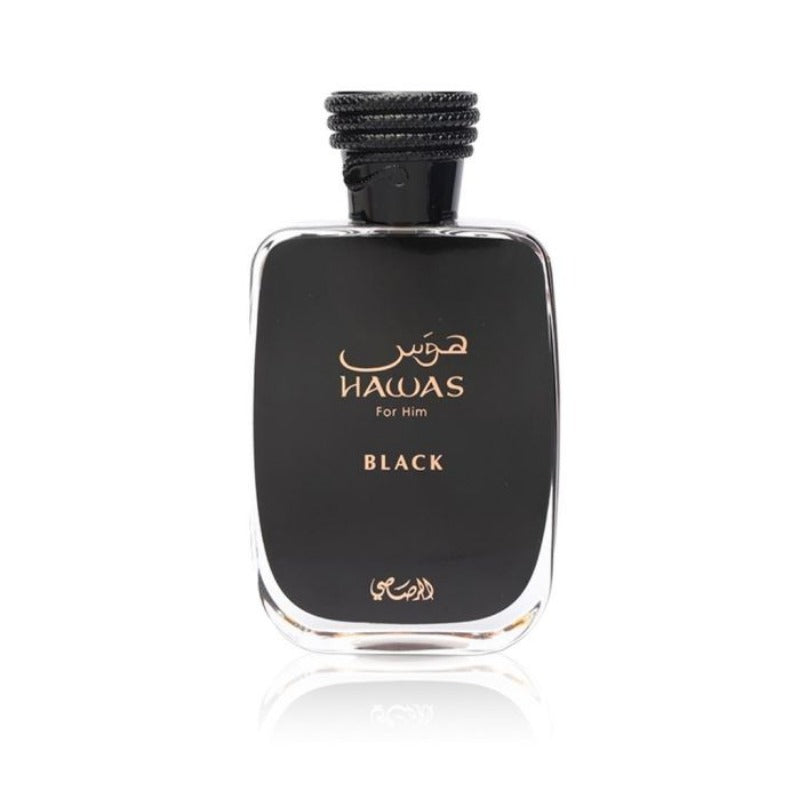 عطر رصاصي Hawas Black أو دي بارفان للرجال - 100ml