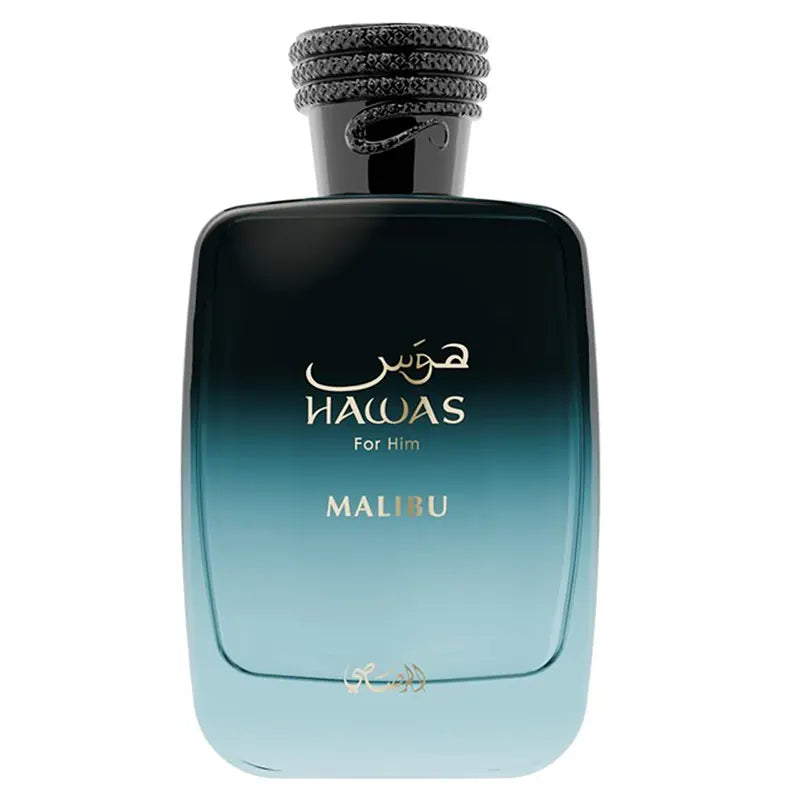 عطر رصاصي Hawas Malibu أو دي بارفان للرجال - 100 مل