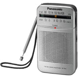 راديو باناسونيك RF-P50 المحمول بتقنية FM - فضي