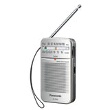 راديو باناسونيك RF-P50 المحمول بتقنية FM - فضي