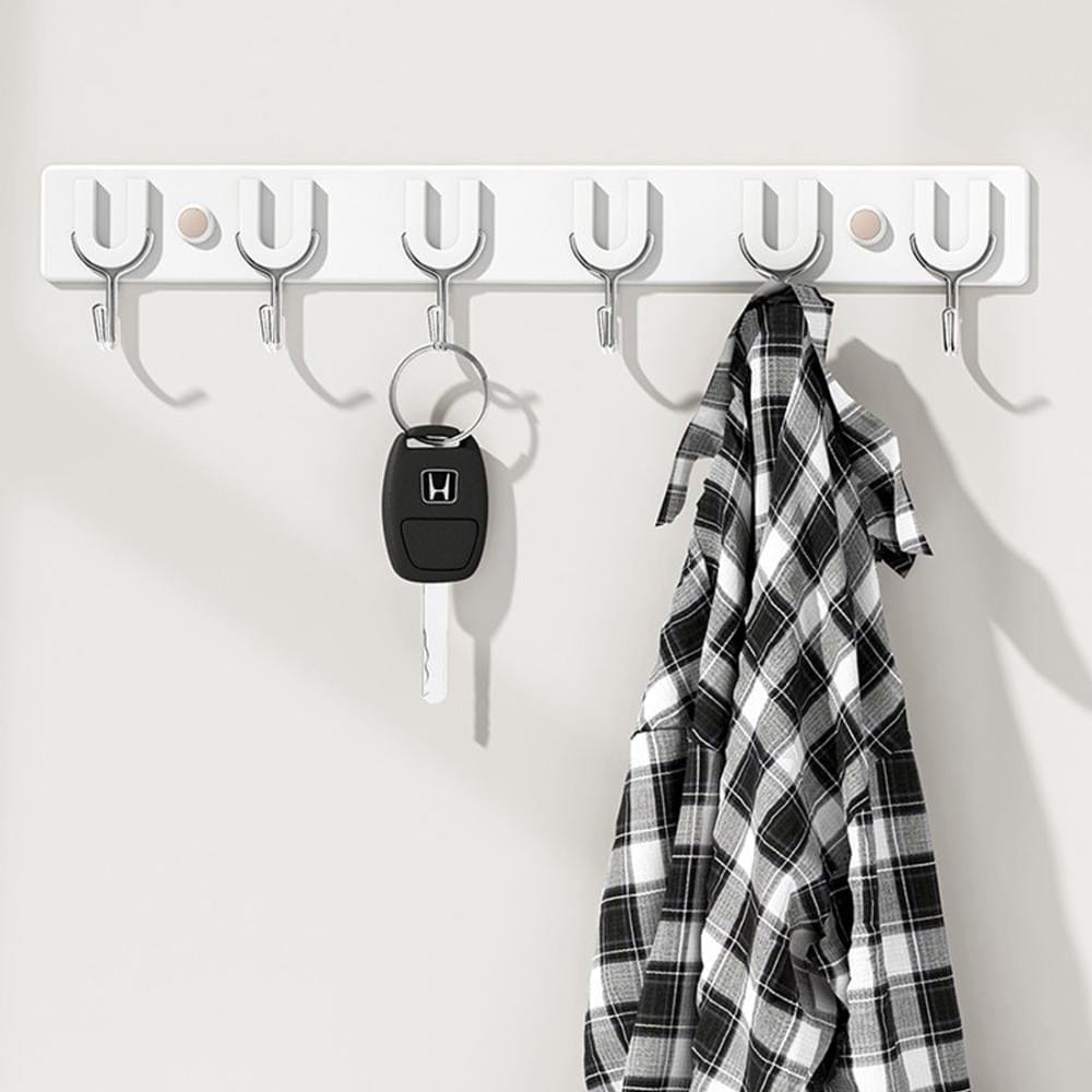 حامل مفاتيح ومعاطف جداري عصري - منظم تخزين متعدد الخطافات