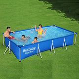حوض سباحة مستطيل BESTWAY Steel Pro™، أبعاده 221 سم × 151 سم × 43 سم