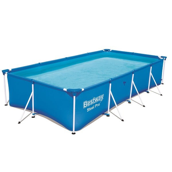 حوض سباحة مستطيل BESTWAY Steel Pro™، أبعاده 221 سم × 151 سم × 43 سم