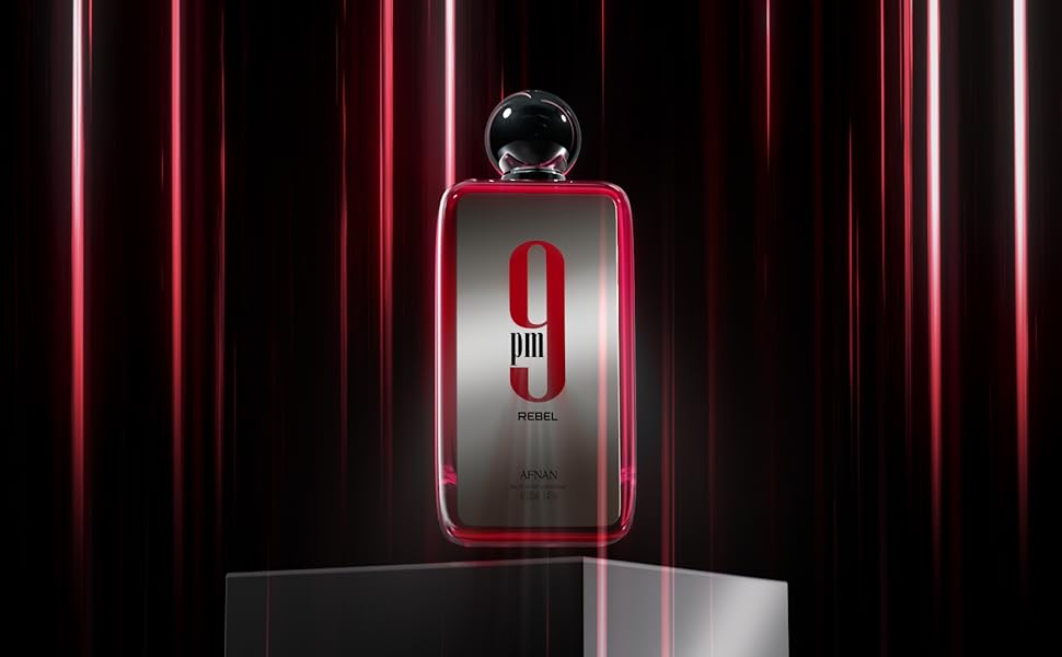 عطر Afnan 9 PM Rebel Spray 3.4 oz أو دي بارفان للجنسين - 100 مل