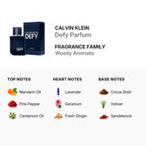 عطر Calvin Klein - Defy Parfum للرجال - 50ml