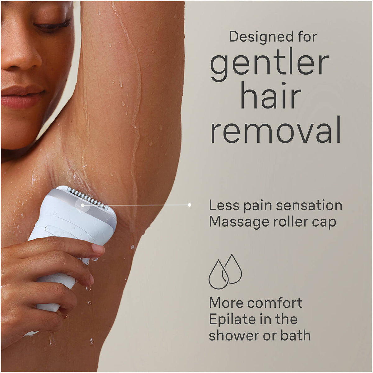 ماكينة إزالة الشعر براون سيلك ابيل 7 للاستخدام الرطب والجاف (Braun Silk-épil 7 - SE7-041)