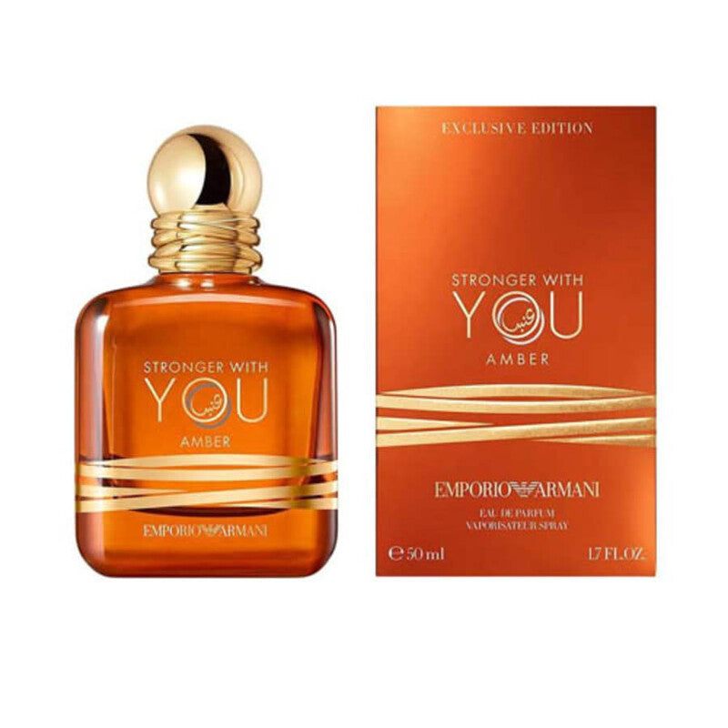 عطر Emporio Armani - Stronger With You Amber أو دي بارفان للجنسين - 100ml