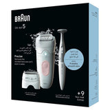 ماكينة ازالة الشعر براون لاسلكية للاستخدام الرطب والجاف Braun Silk Epil 5 Precise Hair Removal Kit