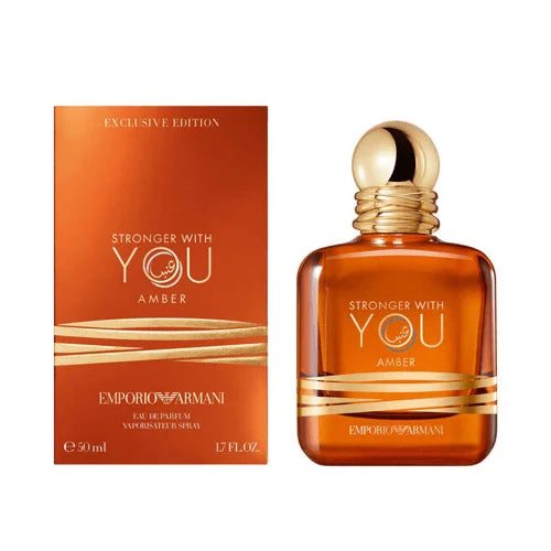عطر Emporio Armani - Stronger With You Amber أو دي بارفان للجنسين - 50ml