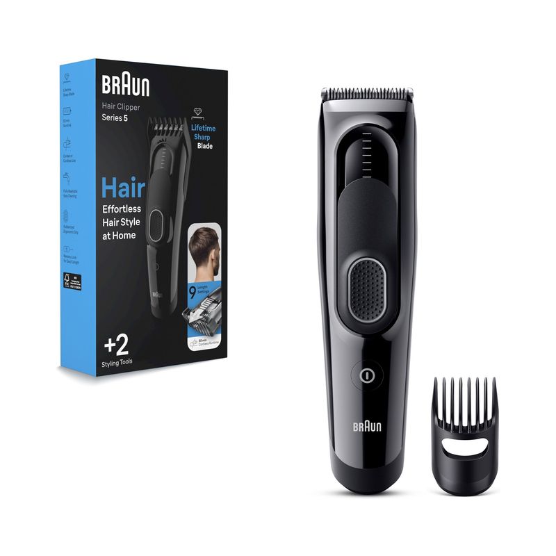 ماكينة قص شعر الرأس براون الفئة 5 لتصفيف مجهود بالمنزل (Braun Hair Clipper Series 5 HC5310)