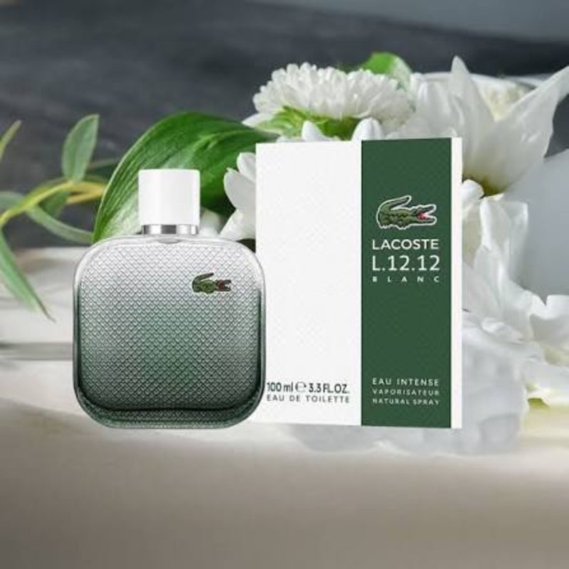 عطر لاكوست L.12.12. Blanc Eau Intense أو دي تواليت للرجال - 100 مل