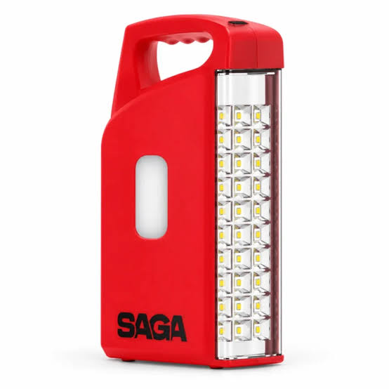 كشاف طوارئ ساجا قابل للشحن مع 30 ليد وإضاءة جانبية - SG-6760 (SAGA SG-6760 Rechargeable Emergency Light with 30 LED)