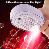 فرشاة شعر 5 في 1 الذكية القابلة للشحن مع رذاذ نانو ومساج لفروة الرأس (5 in 1 Rechargeable Hair Brush with Nano Spray and Scalp Massage)