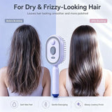 فرشاة شعر 5 في 1 الذكية القابلة للشحن مع رذاذ نانو ومساج لفروة الرأس (5 in 1 Rechargeable Hair Brush with Nano Spray and Scalp Massage)