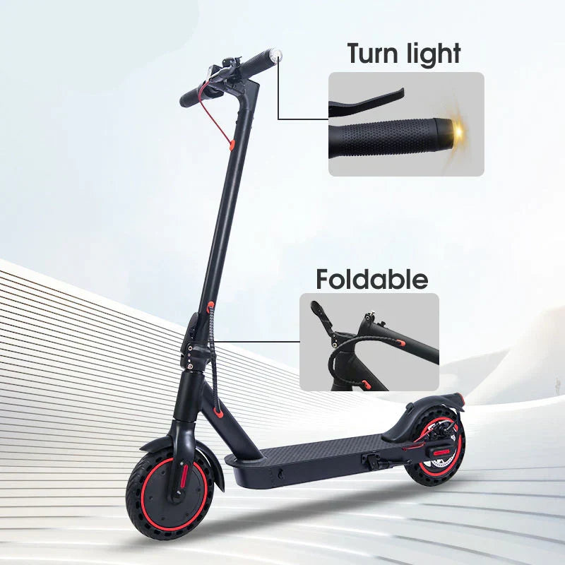 سكوتر كهربائي قابل للطي Zwheel E9Pro، سرعة قصوى 30 كم/ساعة، مقاس العجلة 8.5 بوصة، قوة المحرك 350 واط