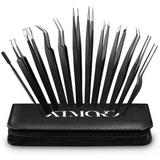 طقم ملاقط دقيقة مضادة للكهرباء الساكنة 12 قطعة من ATMOKO (ESD Tweezer Set)