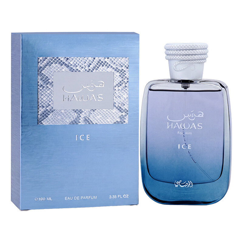 عطر رصاصي Hawas Ice أو دي بارفان للرجال - 100 مل