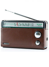 راديو RF-562DD2 يعمل بالبطارية، ثلاثي الموجات FM/MW/SW