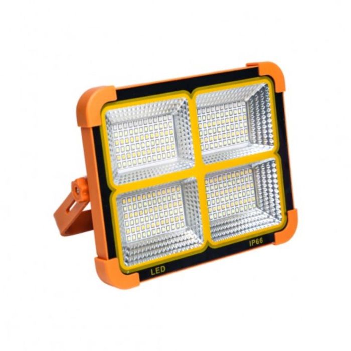 مصباح LED شمسي محمول بقوة 300 واط مع بطارية احتياطية