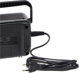 راديو محمول FM/AM مع موالف RF-2400D من باناسونيك، أسود