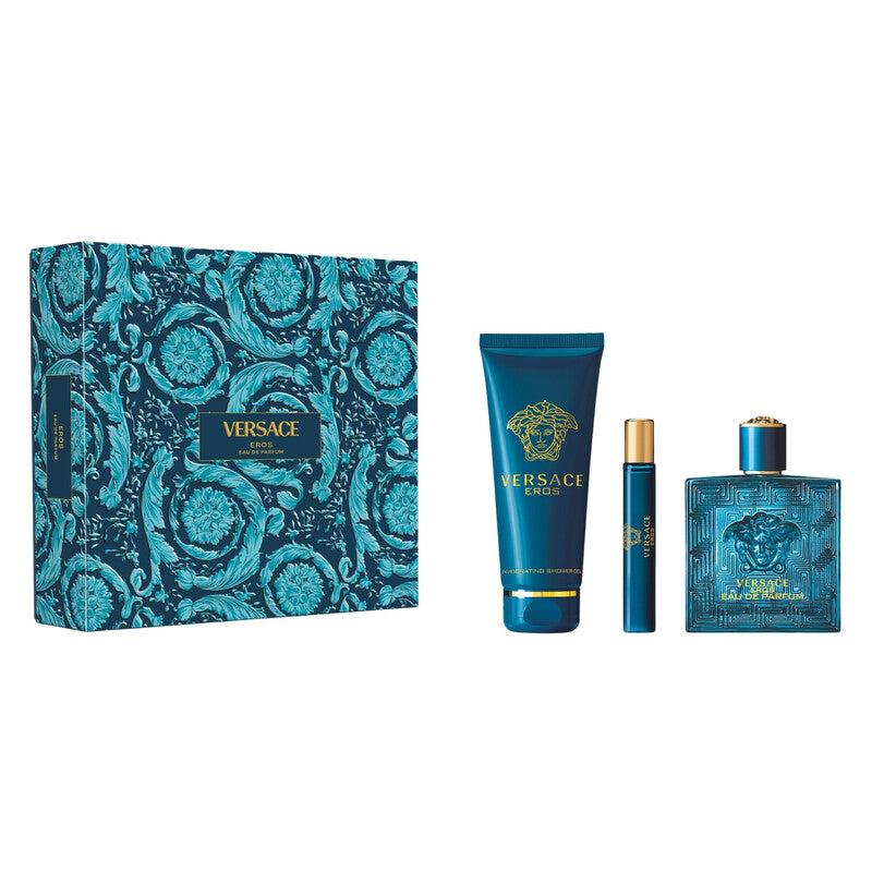 عطر Versace - Eros أو دي بارفان Gift Set للرجال - 3pcs